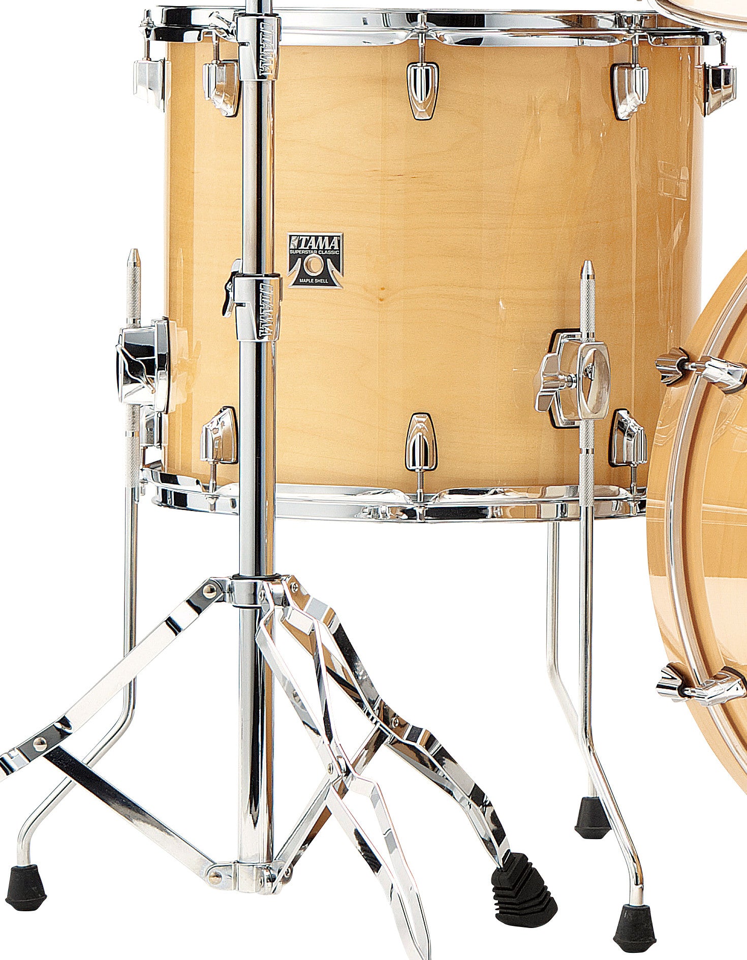 TAMA Superstar Classic Floor Tom 14" x 12" - Gloss Natural Blonde/Chrom HW