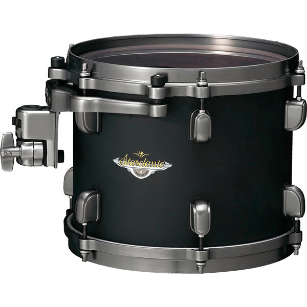 TAMA Starclassic Maple Lacquer Rack Tom 10" x 9" - Flat Black/Smoked Black Nickel HW