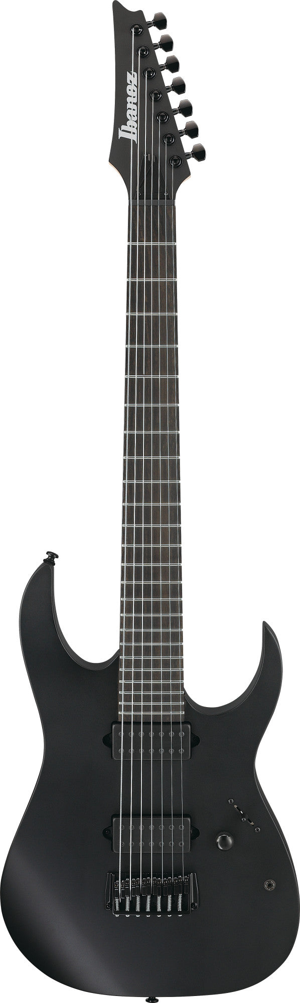 IBANEZ Iron Label RG E-Gitarre 7-String - Black Flat