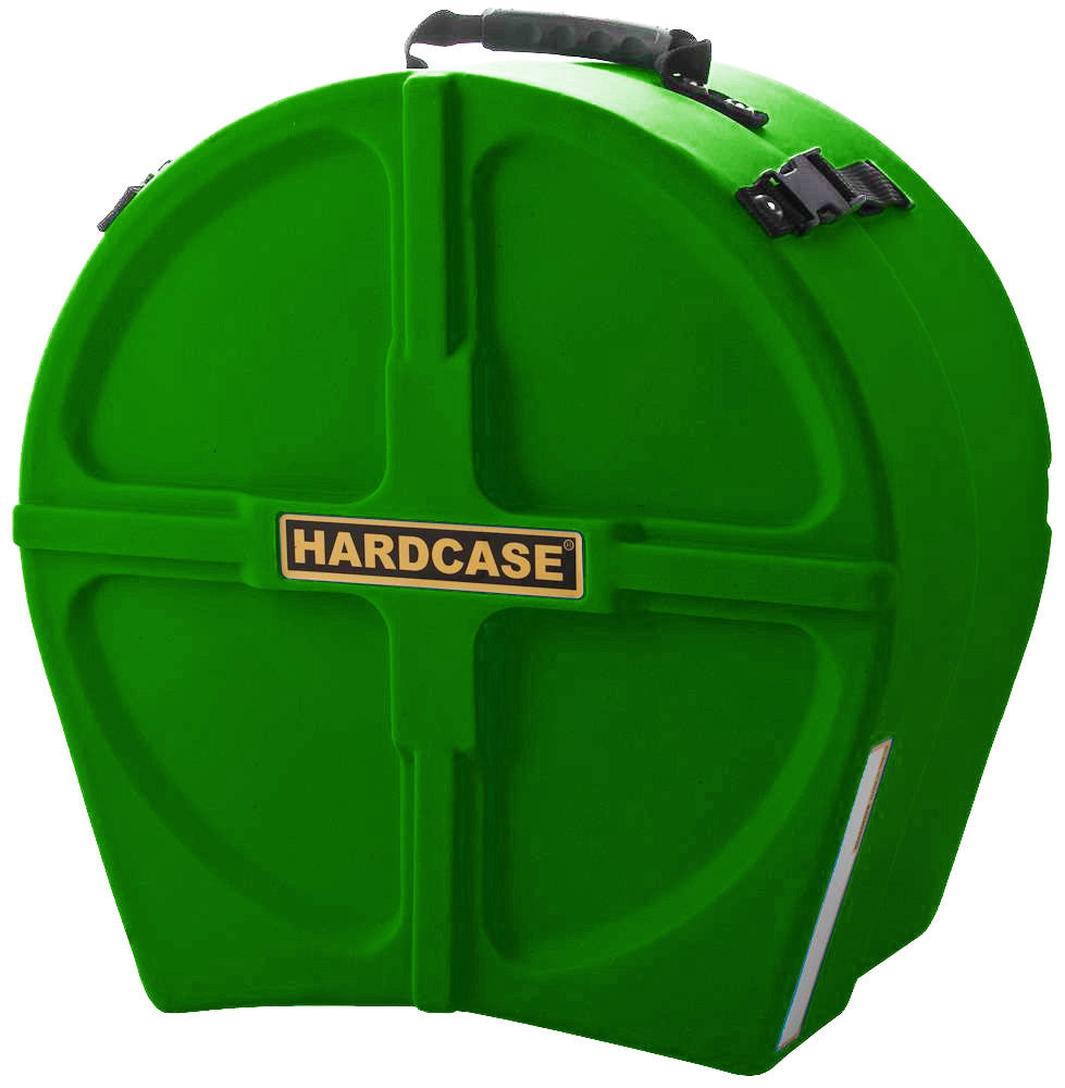 HARDCASE Floor Tom Case 16" - Dark Green / komplett gepolstert