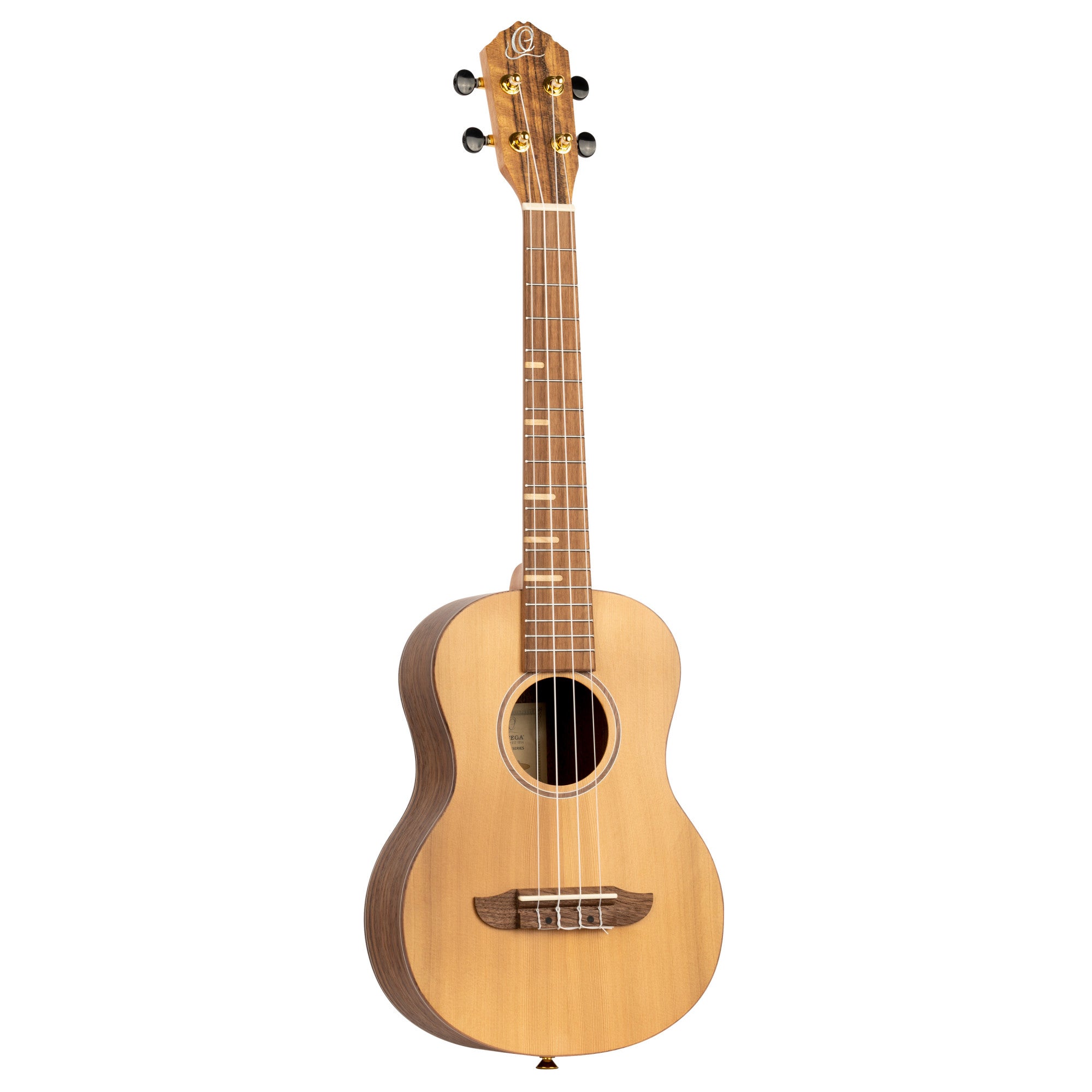 ORTEGA Timber Serie Tenor Ukulele 4 String - Solid Cedar / Walnut Natural + Bag