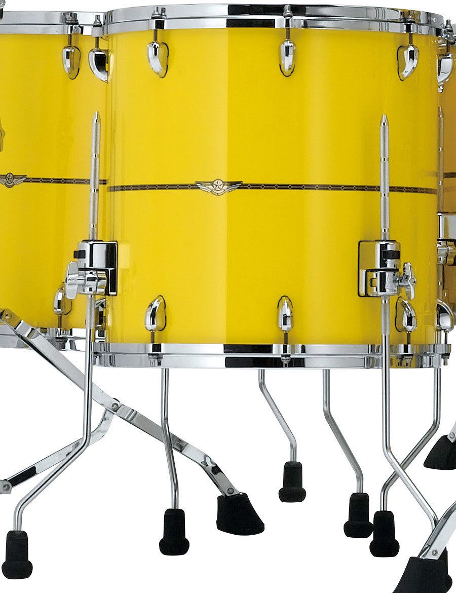 TAMA STAR Walnut Floor Tom 16" x 14" - Sunny Yellow Lacquer/Chrom HW