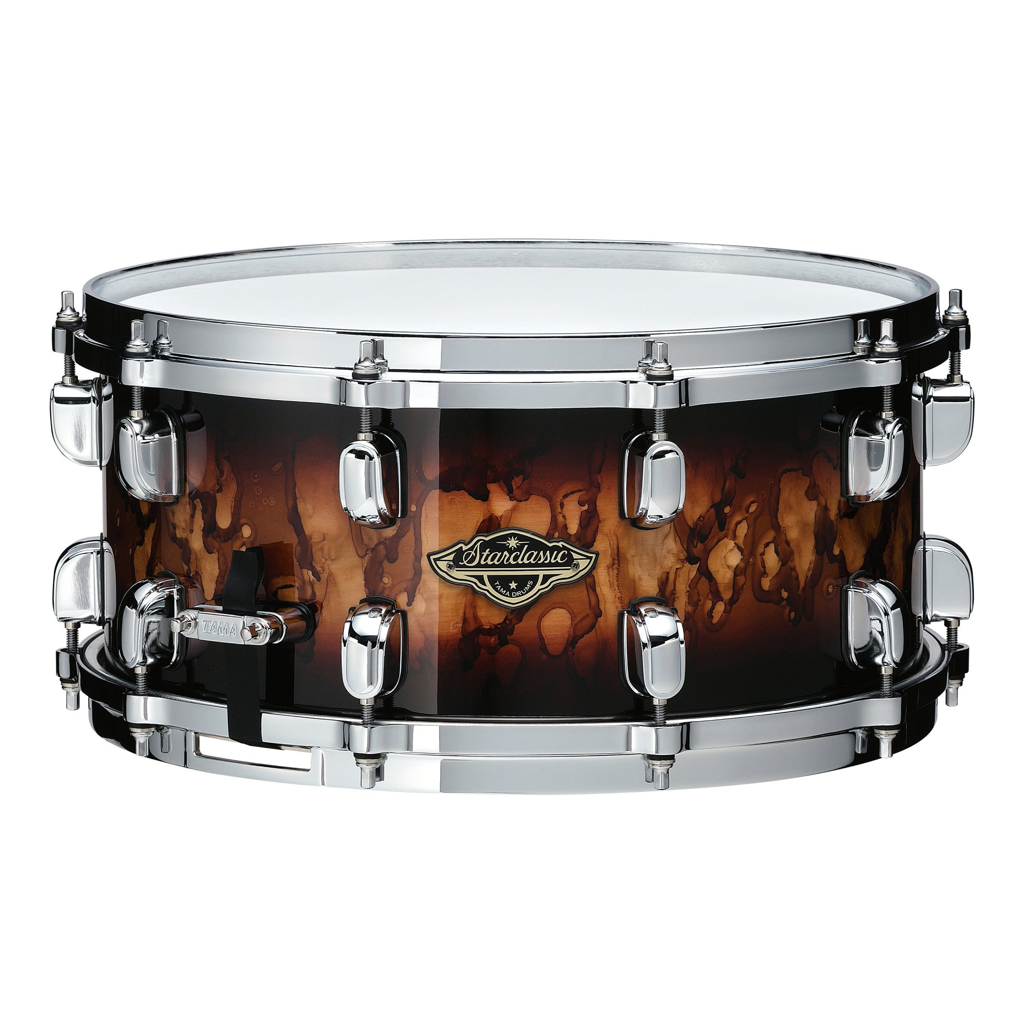 TAMA Starclassic Walnut/Birch Snaredrum 14" x 8" - Molten Brown Burst/Chrom HW