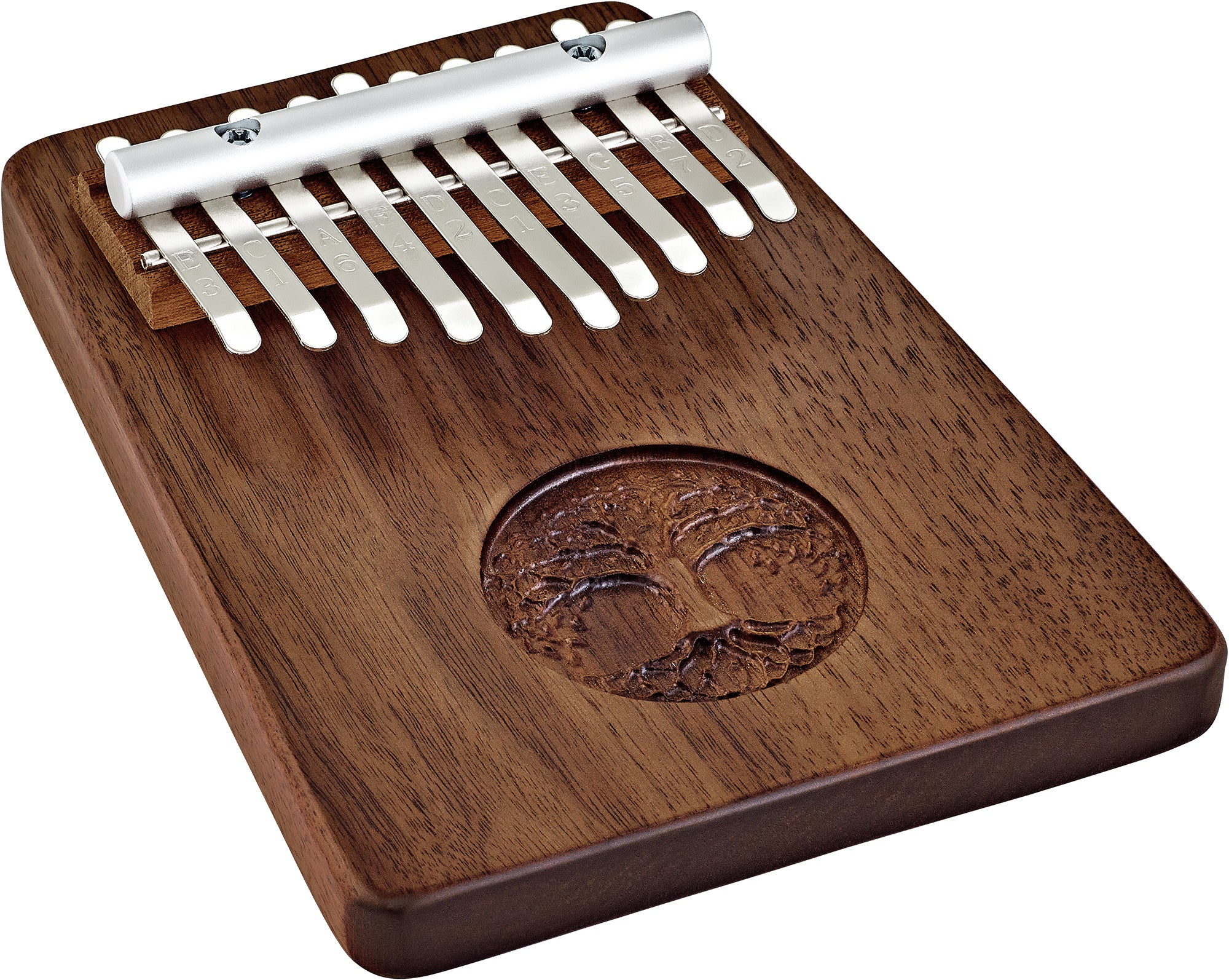 Meinl Sonic Energy Solid "Tree of Life" Kalimba - 10 Töne / schwarzes Walnussholz