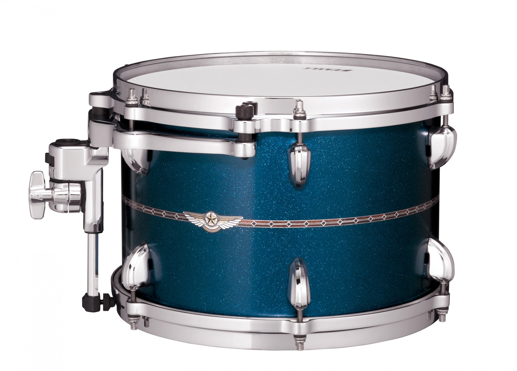 TAMA STAR Bubinga Rack Tom 14" x 13" - Satin Blue Metallic/Chrom HW/ohne Inlay
