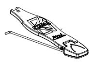 TAMA Fußbrett Baugruppe für HH02W1 HiHat Stand