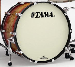 TAMA Starclassic Maple Exotic Bass Drum 22" x 18" - Ruby Pacific Walnut Burst/Chrom HW/ohne Tom Halter