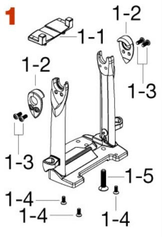 TAMA Rahmen für Lefty Dyna-Sync Twin Pedal