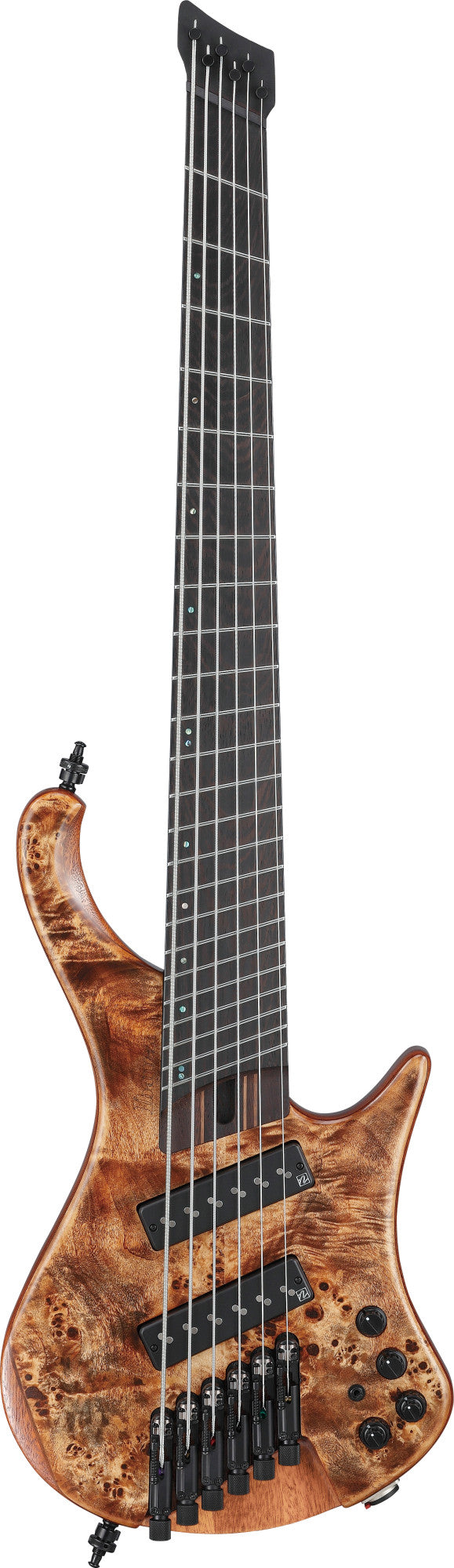 IBANEZ Bass Workshop EHB E-Bass 6-String Multiscale - Antique Brown Stained +Gigbag