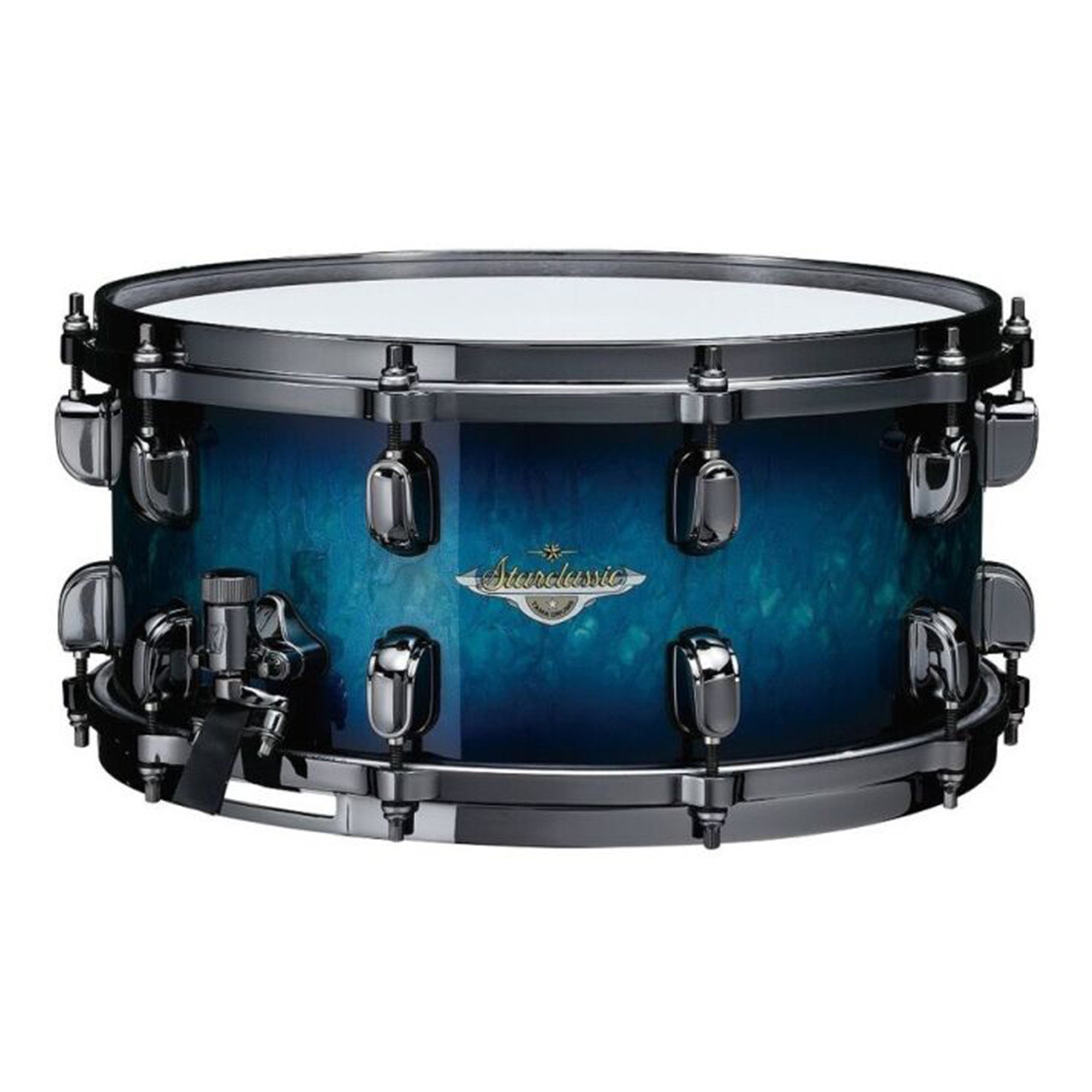 TAMA Starclassic Maple Snaredrum 14" x 5,5" - Molten Electric Blue Burst/Black Nickel HW