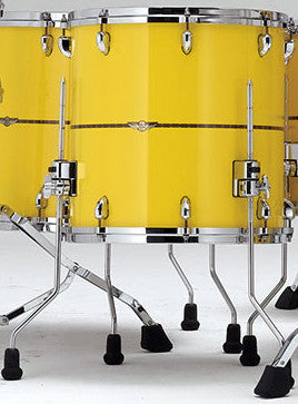TAMA STAR Walnut Floor Tom 18" x 15" - Sunny Yellow Lacquer/Chrom HW