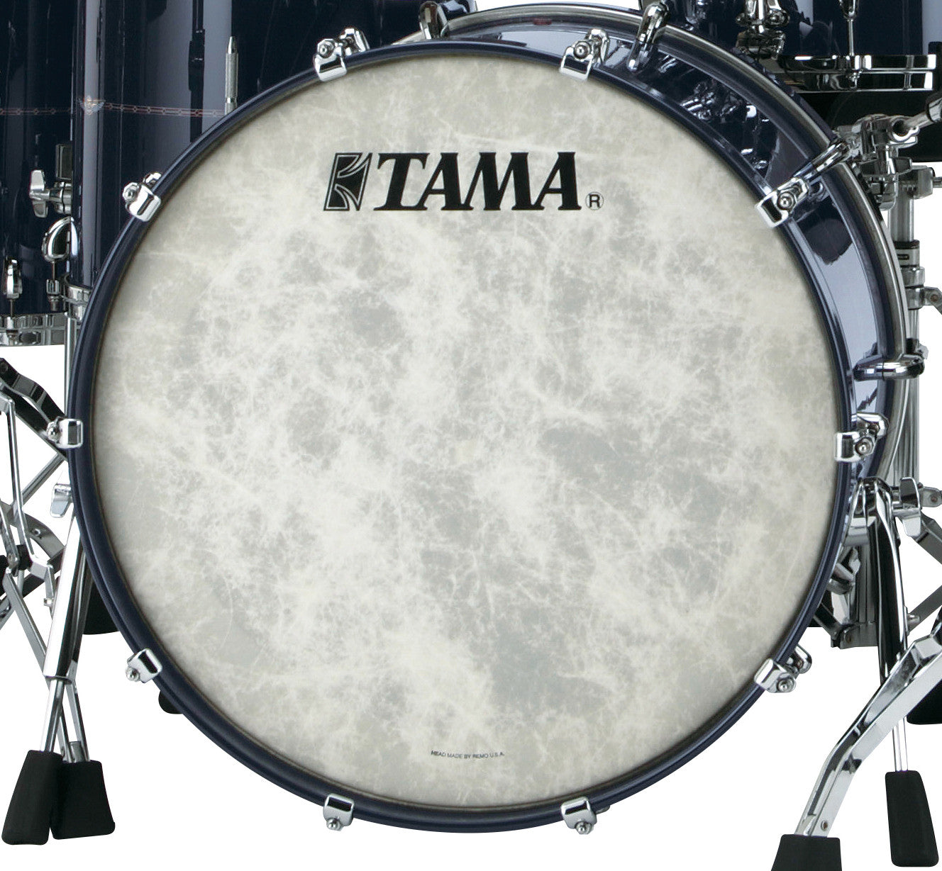 TAMA STAR Bubinga Bass Drum 22" x 18" - Smoky Black/Chrom HW/Drum Hoop Matched/mit Inlay (outside)