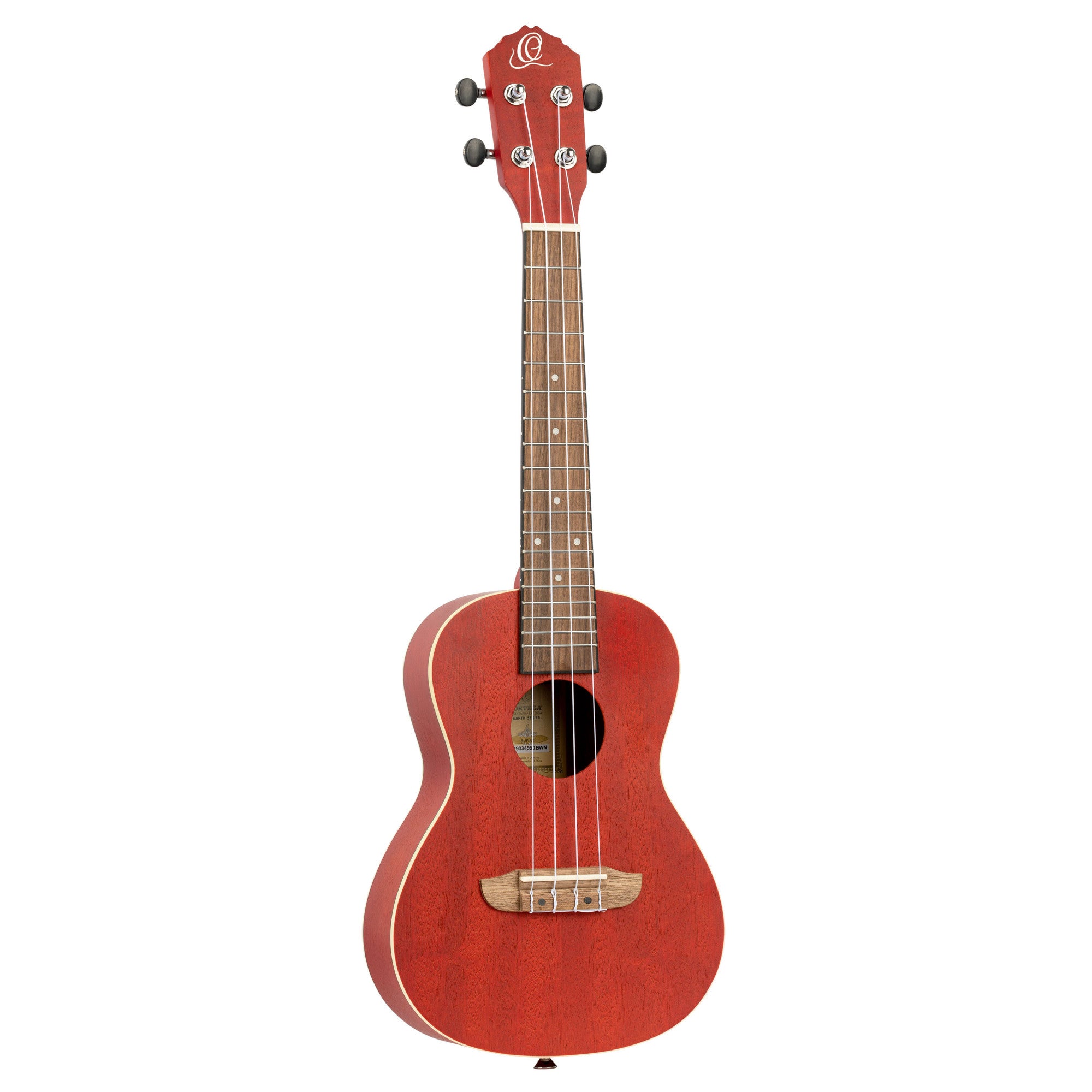 ORTEGA Earth Serie Konzert Ukulele 4 String - Fire Red