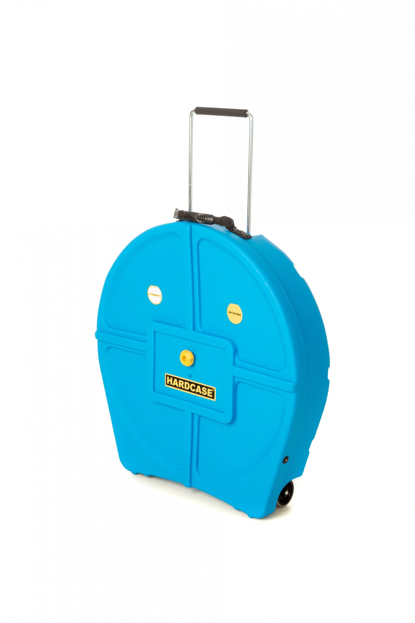 HARDCASE Cymbal Trolley-Case 24" für 12 Becken - Light Blue