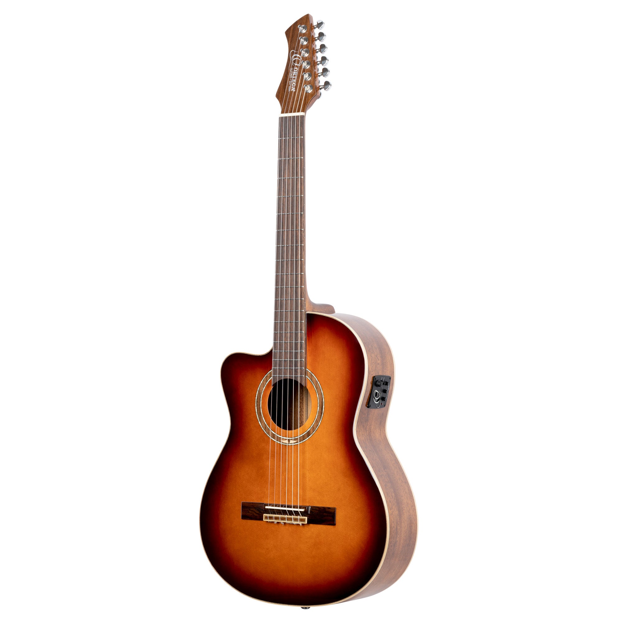 ORTEGA Performer Series 4/4 Konzertgitarre 6-String Lefty - Sunburst + Gigbag