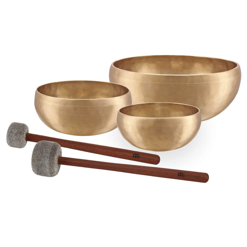MEINL Sonic Energy Cosmos Series Basic Therapy Singing Bowl Set 5 teilig - 800/1000/2000g + Mallets