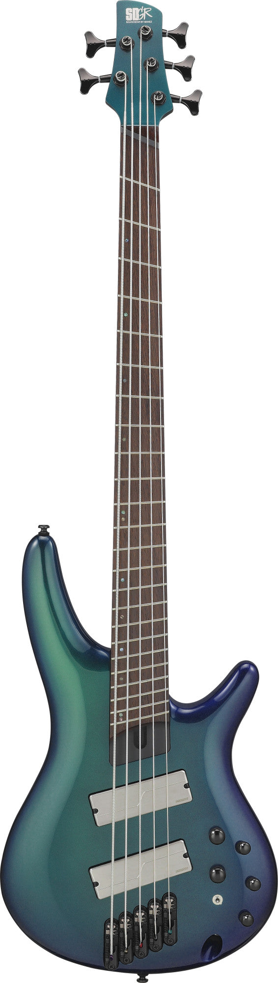 IBANEZ Bass Workshop SRMS E-Bass 5-String Multiscale - Blue Chameleon