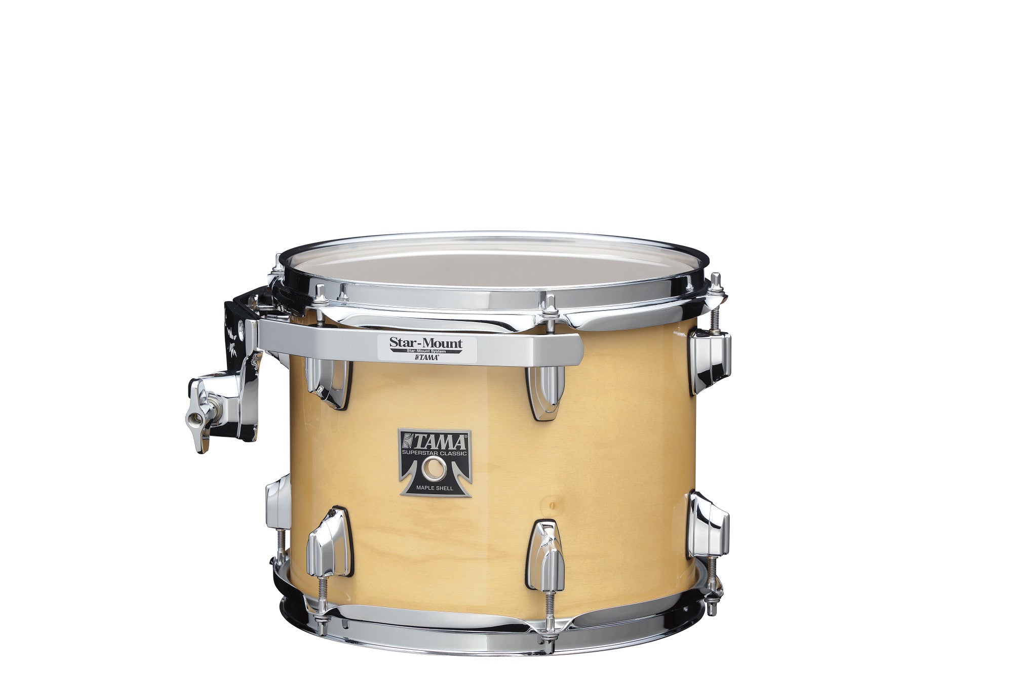 TAMA Superstar Classic Rack Tom 10" x 7" - Gloss Natural Blonde/Chrom HW