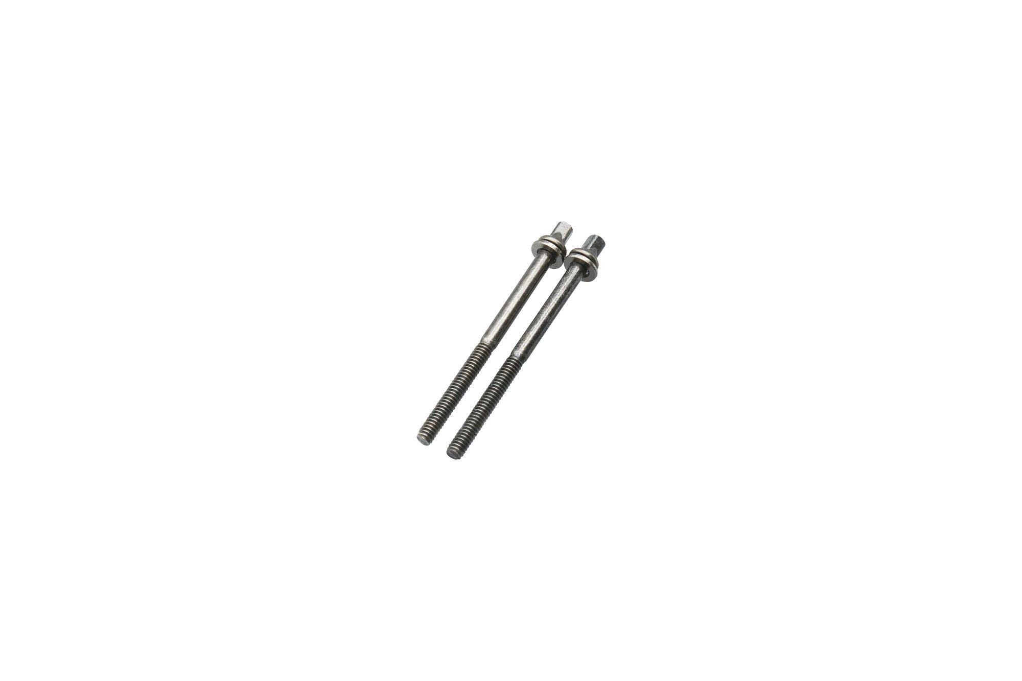 TAMA Spannschraube W7/32 x 76mm mit Metallunterlegscheibe für Gong Bass Drum (2 Stück/Set) ab Modell 2022 - Black Nickel
