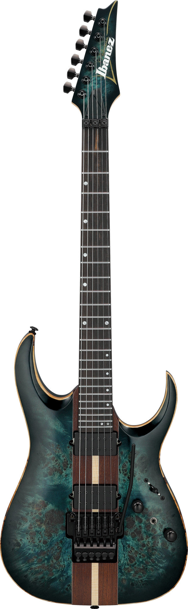 IBANEZ Premium RGA E-Gitarre 6-String - Cosmic Blue Burst Low Gloss + Gigbag