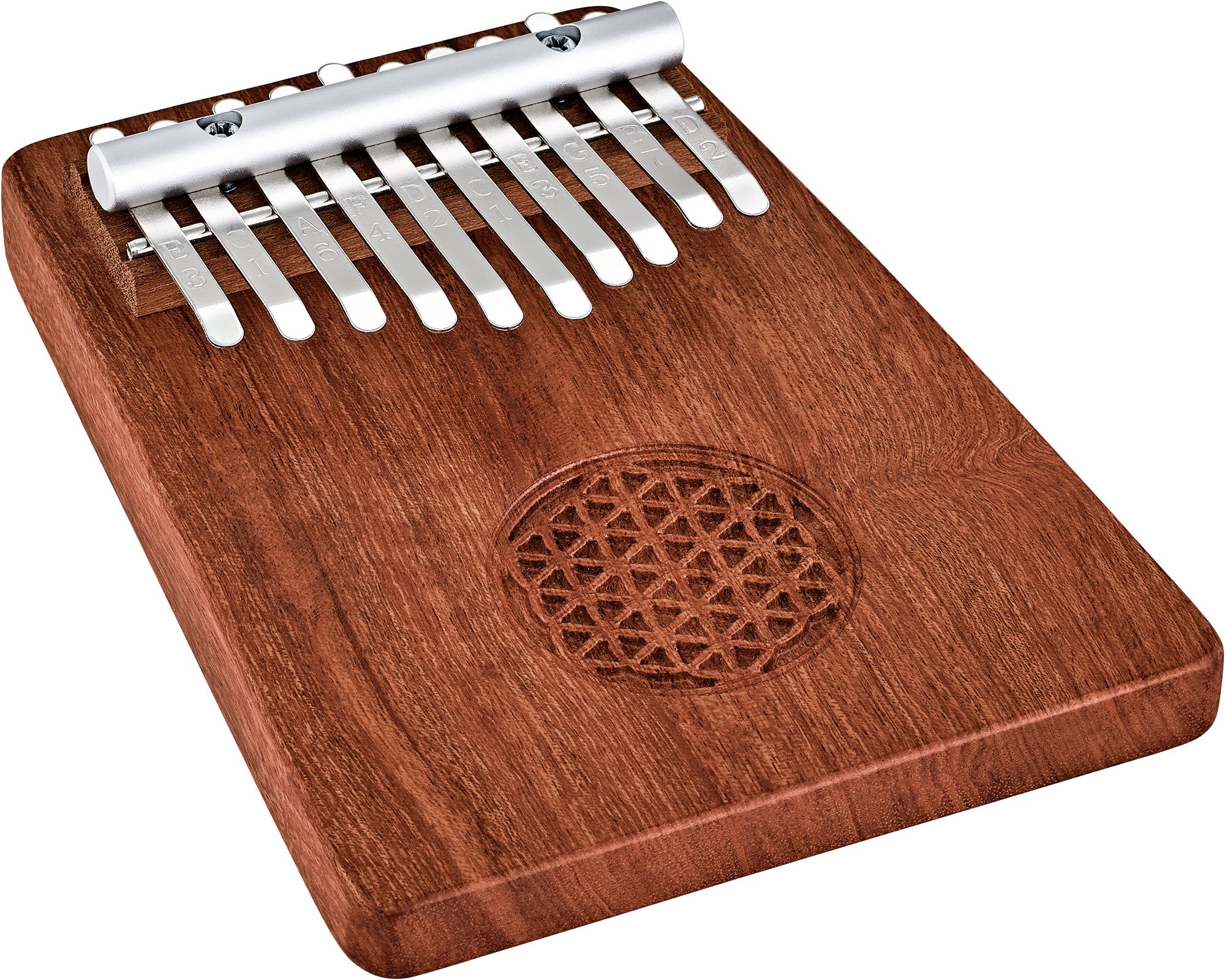 Meinl Sonic Energy Solid "Flower of Life" Kalimba - 10 Töne / Sambesi-Mammutbaumholz
