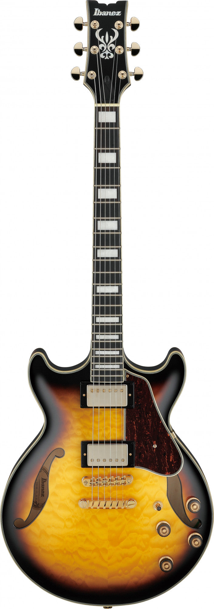 IBANEZ Artcore Expressionist AM Hollowbody Gitarre 6-String - Antique Yellow Sunburst