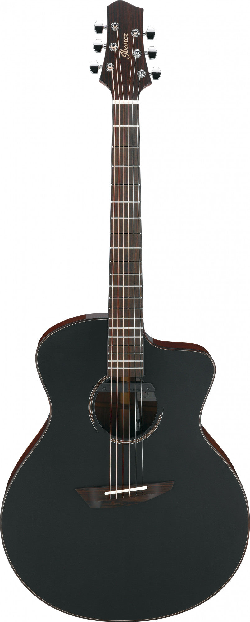 IBANEZ Jon Gomm Signature Akustikgitarre 6 String - Black Satin Decke / Natural High Gloss Boden und Zargen + Case