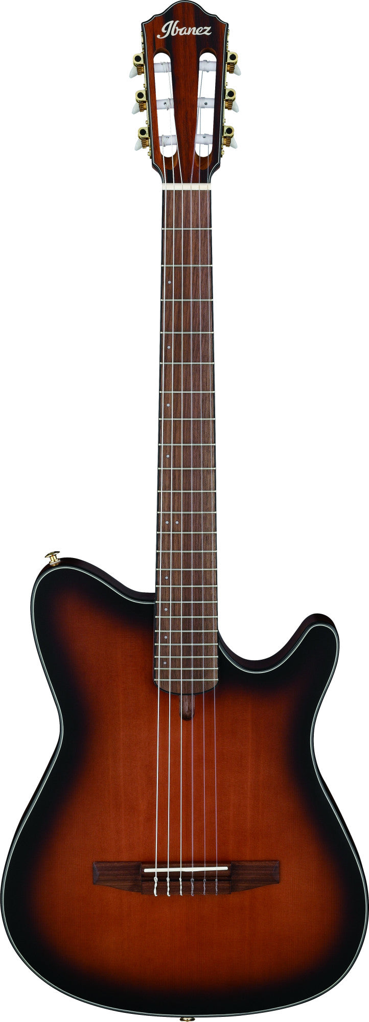 IBANEZ FRH Nylon-Saiten-Gitarre 6-String - Brown Sunburst Flat