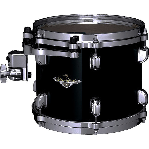 TAMA Starclassic Maple Lacquer Rack Tom 8" x 6" - Piano Black/Black Nickel HW