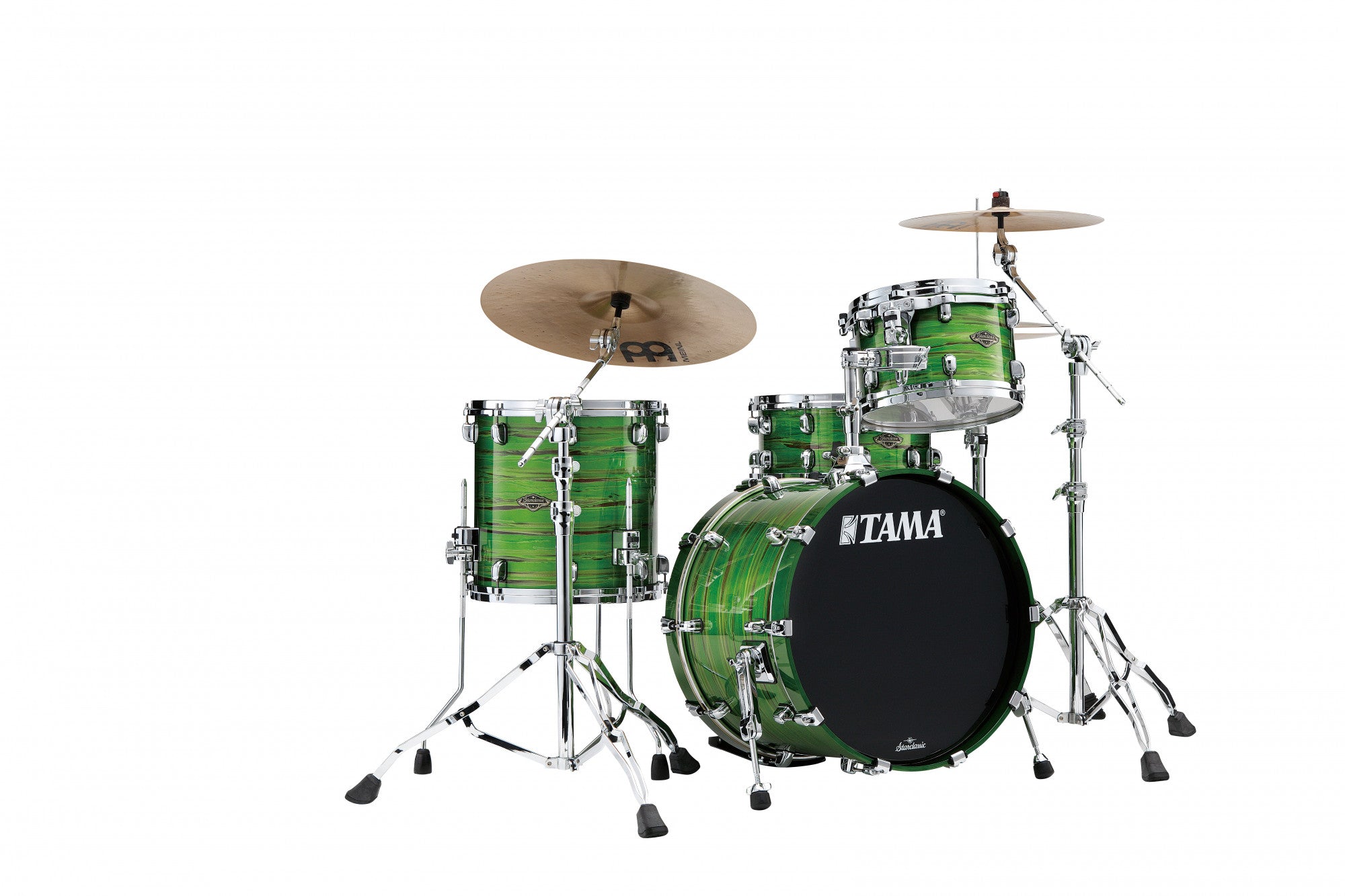 TAMA Starclassic Walnut/Birch Lacquer Shell Kit 3 teilig - Lacquer Shamrock Oyster/Chrom HW
