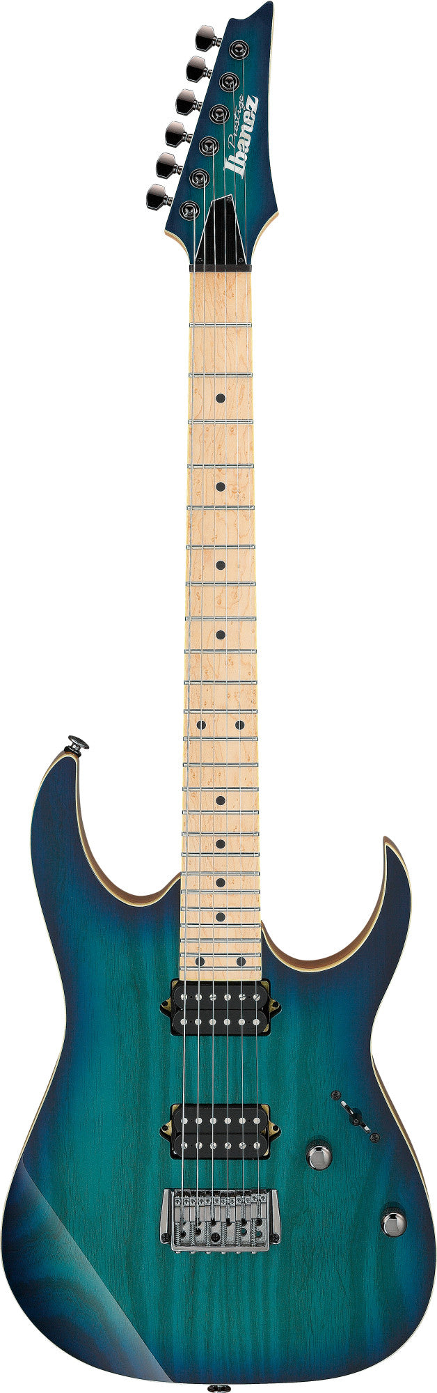 IBANEZ Prestige RG E-Gitarre 6-String - Nebula Green Burst + Koffer M20RG