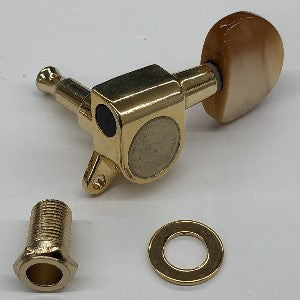 IBANEZ Einzelmechanik Links Die Cast - Golden Brown Peak Button