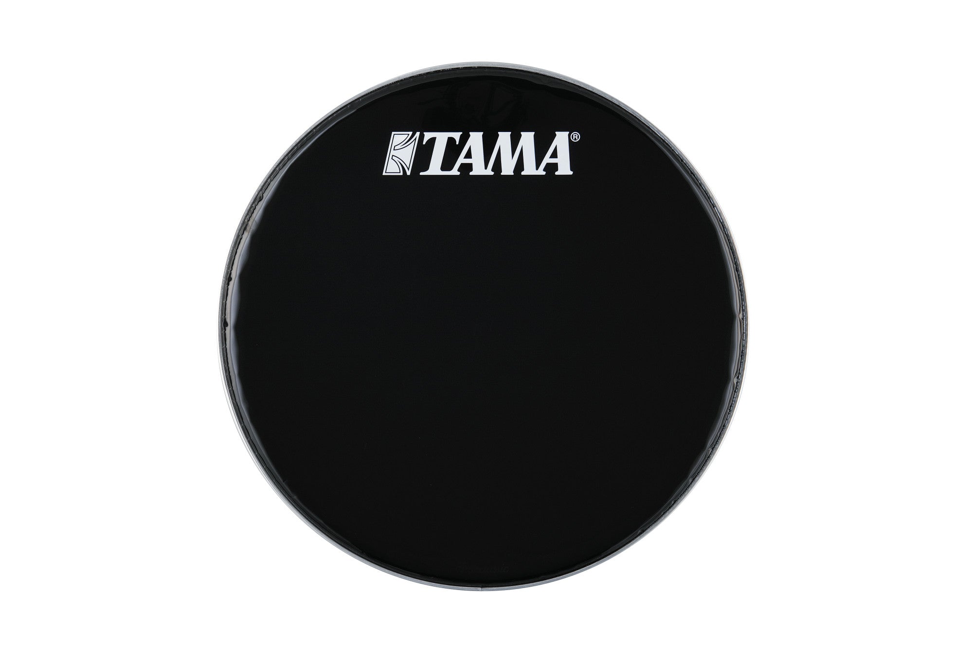 TAMA 24" Bassdrum Resonanzfell Schwarz mit weißem Tama Logo
