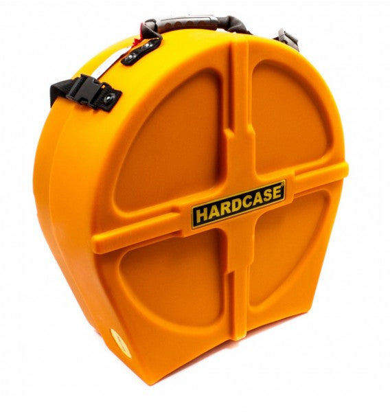 HARDCASE Floor Tom Case 14" - Orange / Schaumstoffpads