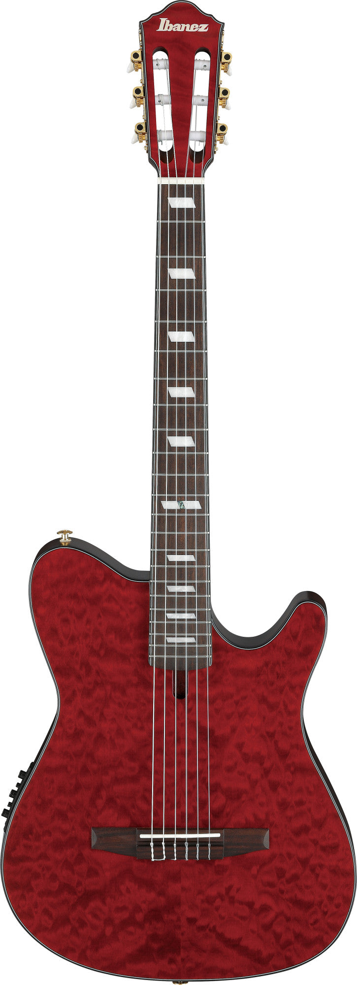 IBANEZ FRH Nylon-Saiten-Gitarre 6-String - Wine Red Low Gloss