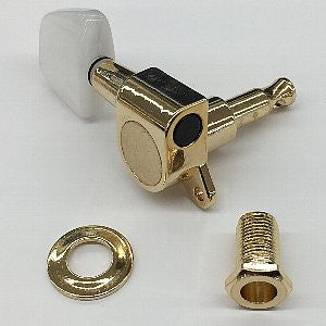 IBANEZ Einzelmechanik rechts Die-Cast, Gold, White Pearl für GB10SE