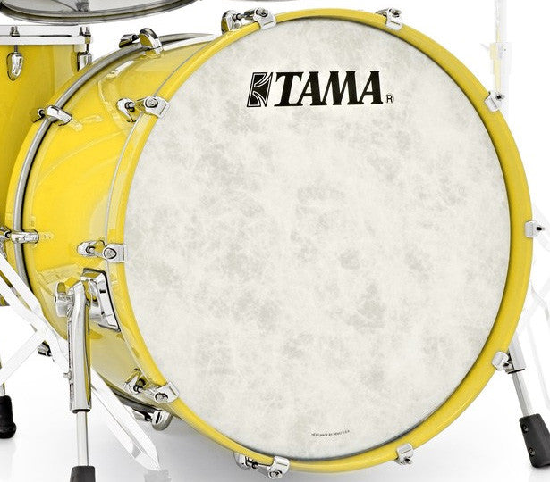 TAMA STAR Maple Bass Drum 22" x 14" - Sunny Yellow Lacquer/Chrom HW/Drum Hoop Matched mit Inlay (outside)