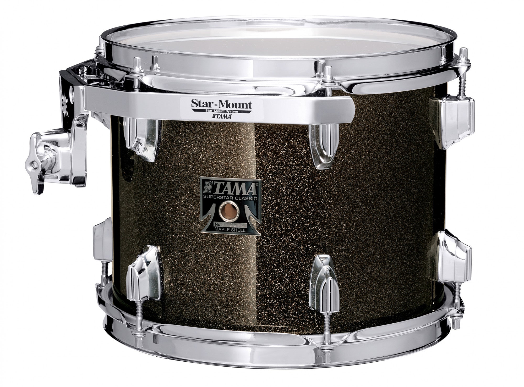 TAMA Superstar Classic Rack Tom 8" x 6" - Midnight Gold Sparkle/Chrom HW