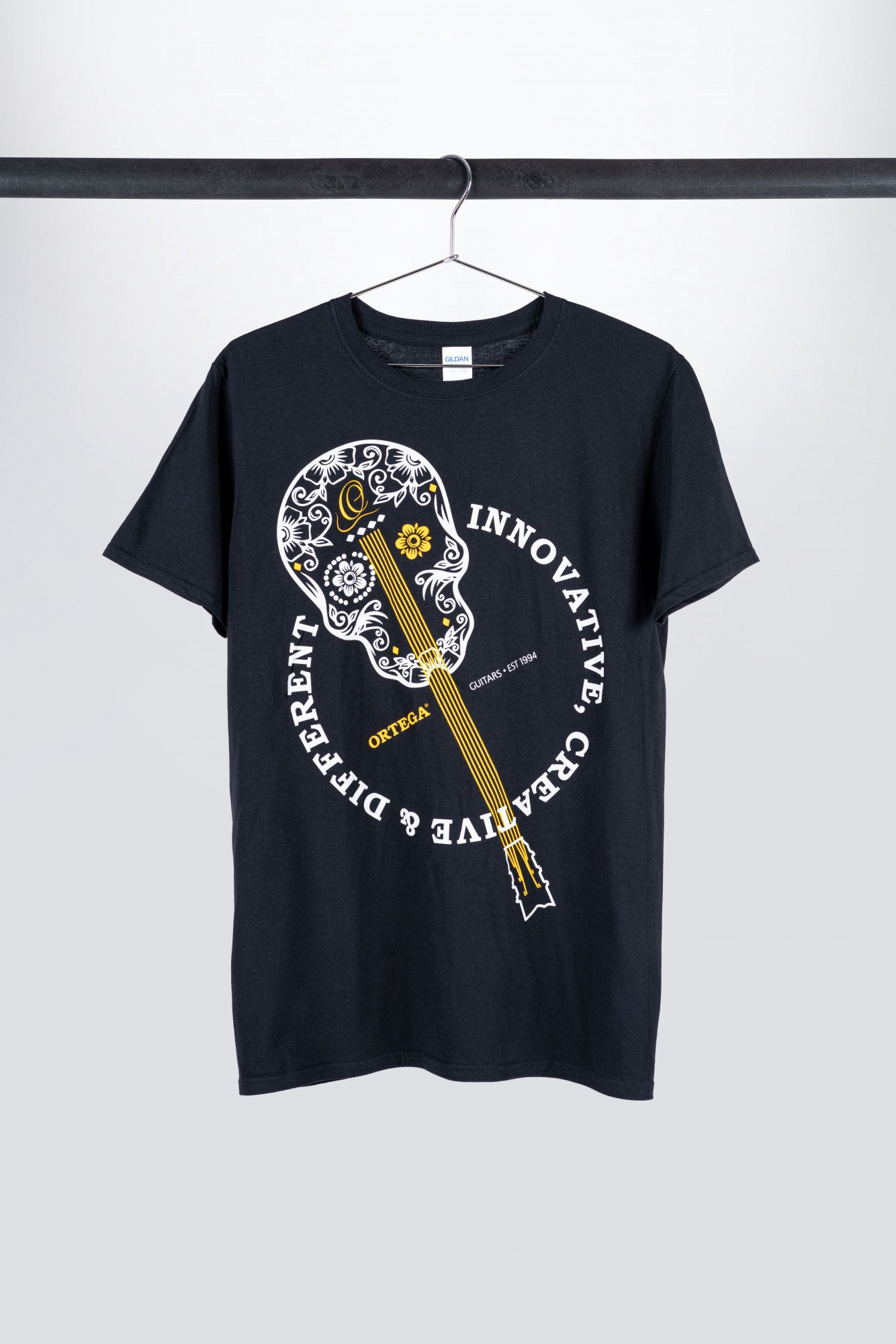 ORTEGA T-Shirt "Skull" - Black
