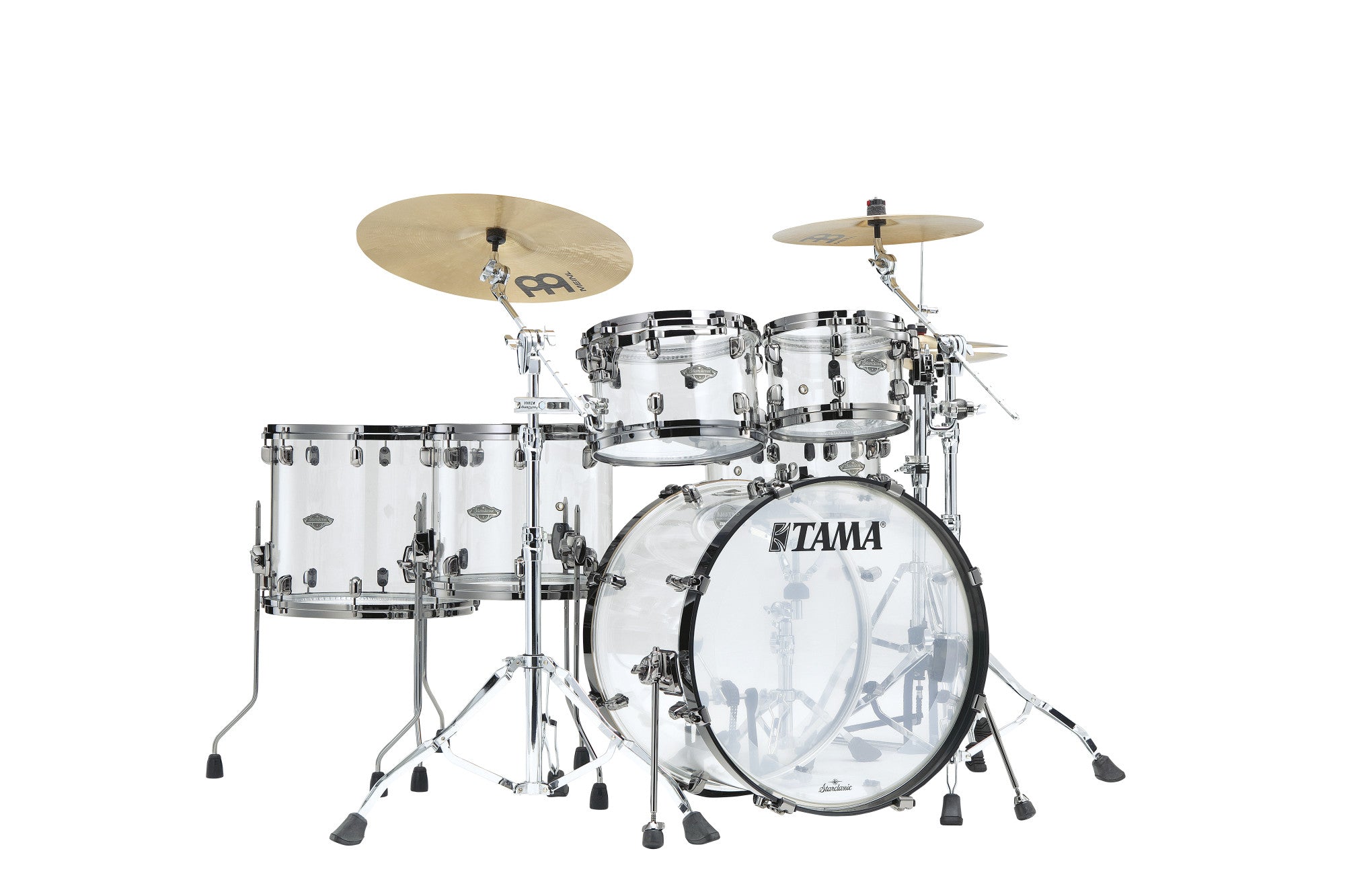 TAMA 50th Limited Starclassic Mirage Shell Kit 5 teilig - Crystal Ice/Black Nickel HW
