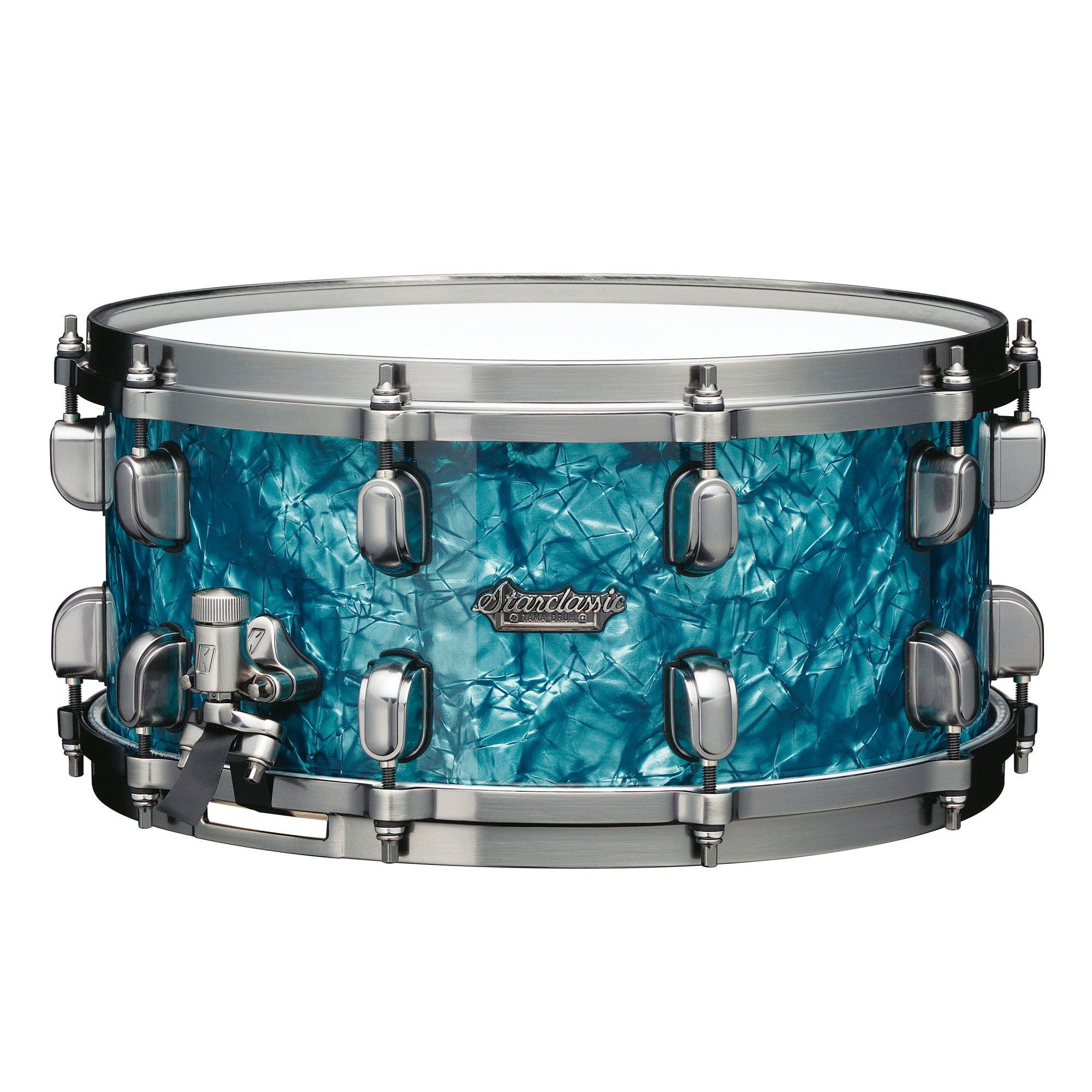 TAMA Starclassic Maple Snaredrum 13" x 6" - Turquoise Pearl/Smoked Black Nickel HW