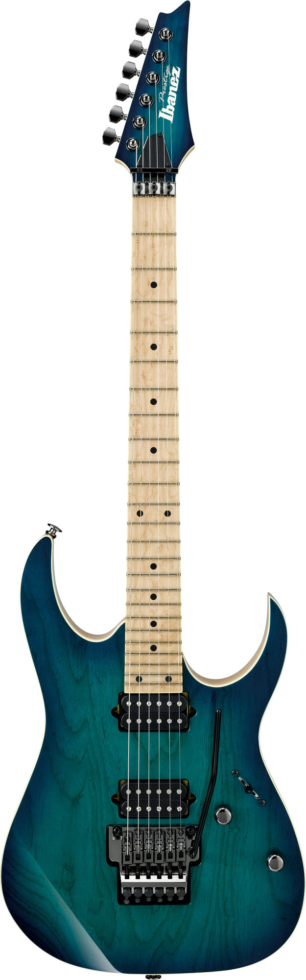 IBANEZ Prestige RG E-Gitarre 6-String - Nebula Green Burst + Koffer M20RG