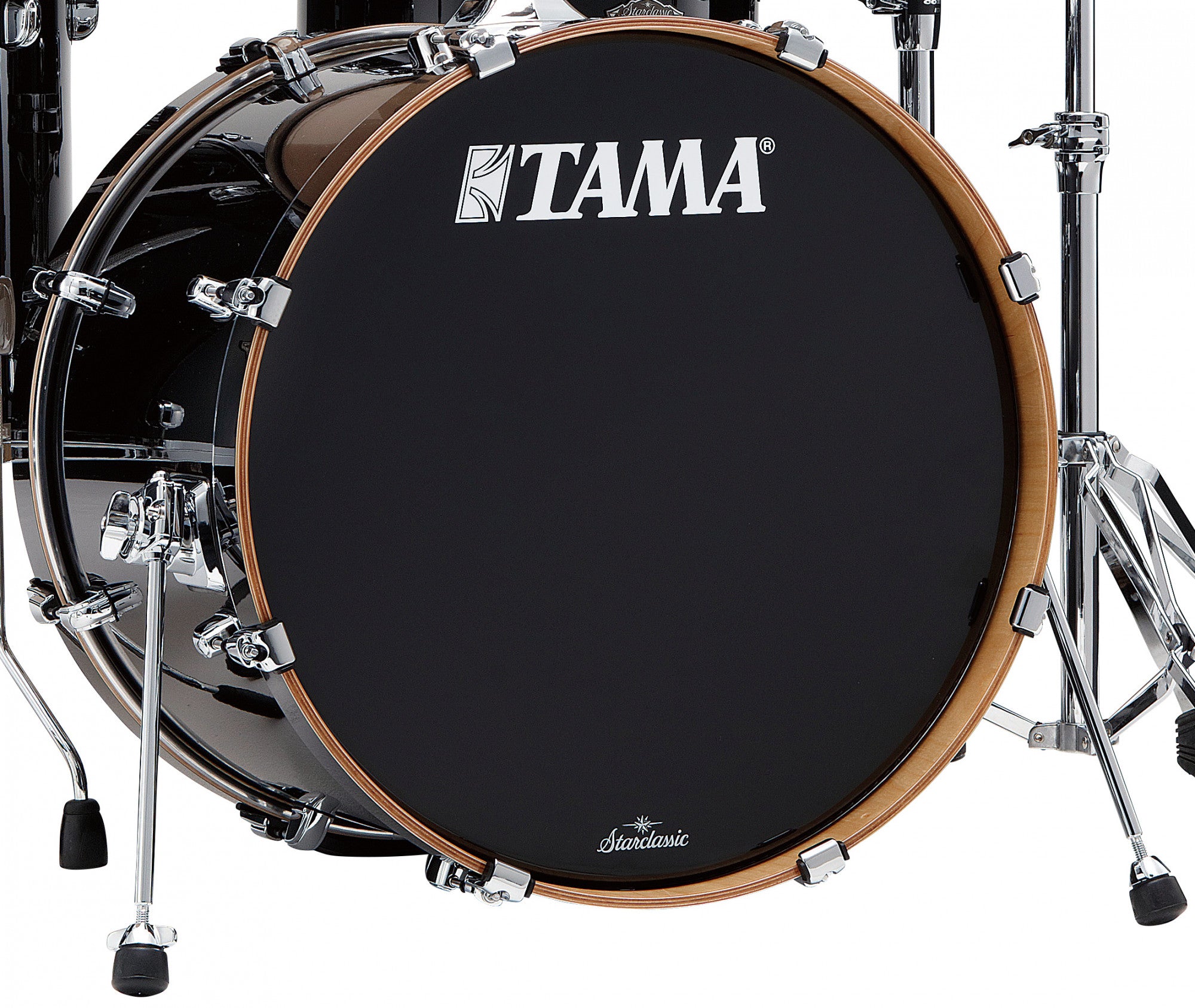 TAMA Starclassic Performer Bass Drum 18" x 14" - Piano Black/Chrom HW/ohne Tom Halter