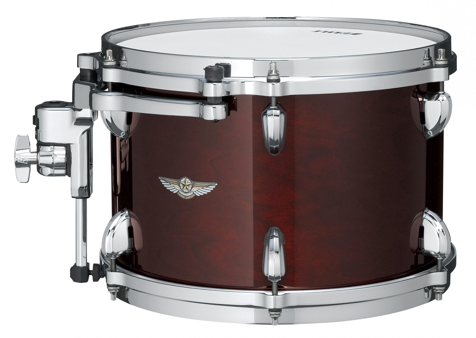 TAMA STAR Walnut Rack Tom 8" x 7" - Dark Mocha Walnut/Chrome HW