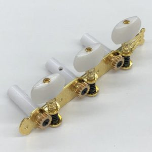 IBANEZ Mechanik links - Gold, Pearl Knob für TOD10N, FRH10N, AEG50N, GA11CE, GA34STCE, GA5TCE, GA6CE