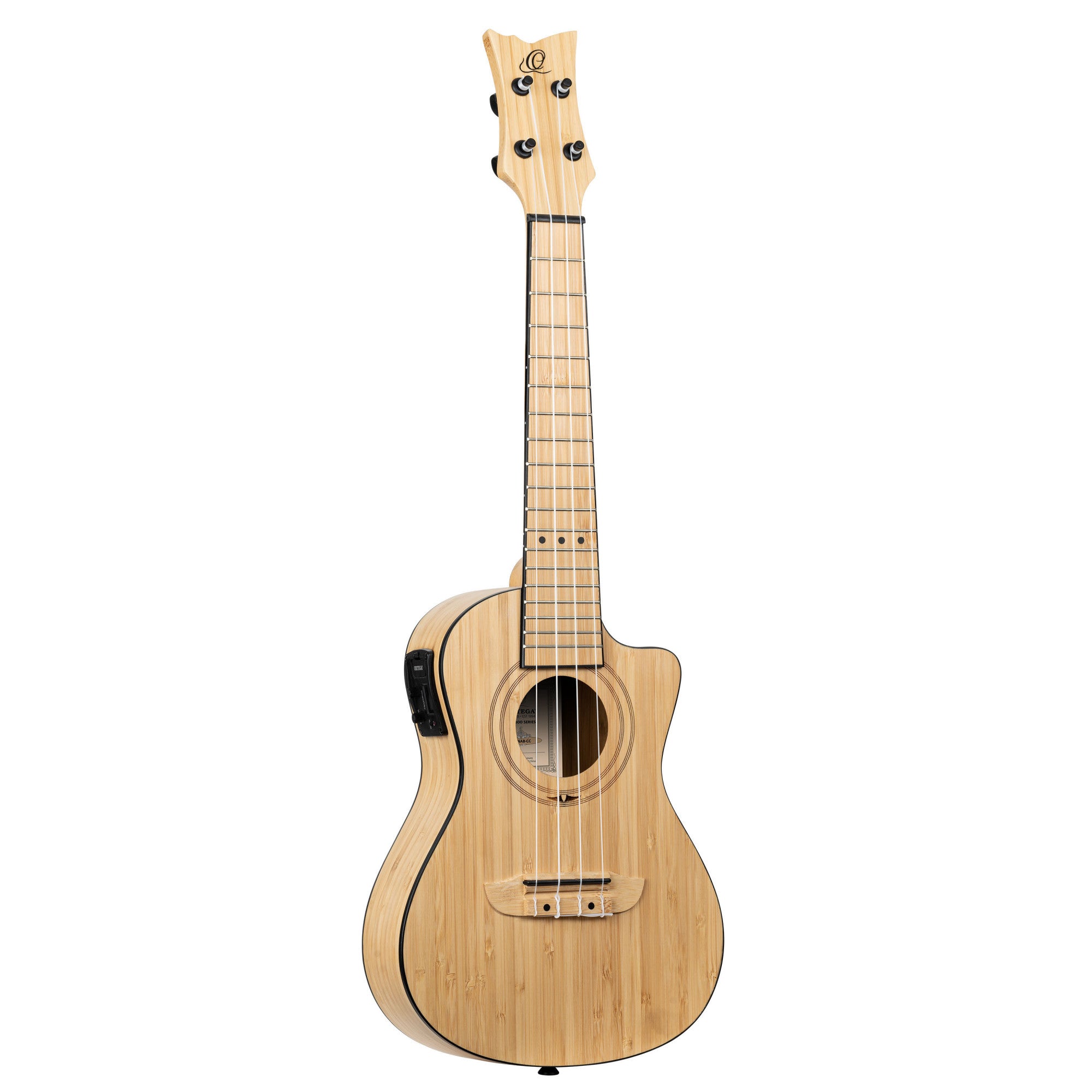 ORTEGA Bamboo Serie Konzert Ukulele 4 String - Solid Bamboo Natural + Bag