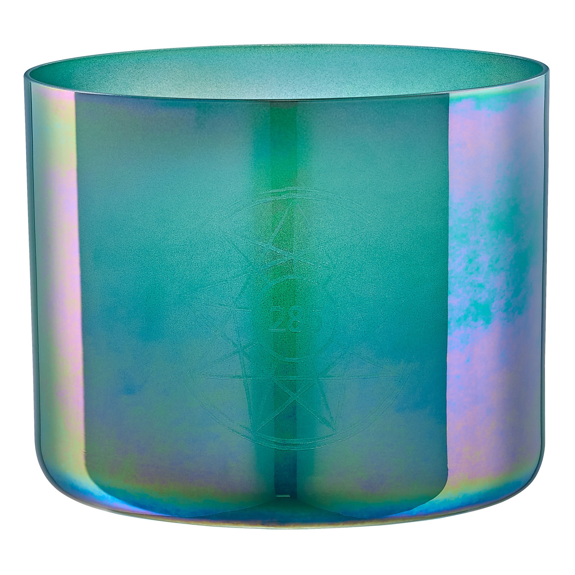 Meinl Sonic Energy 6,75" Essence Solfeggio Crystal Singing Bowl 285 Hz, Türkisgrün