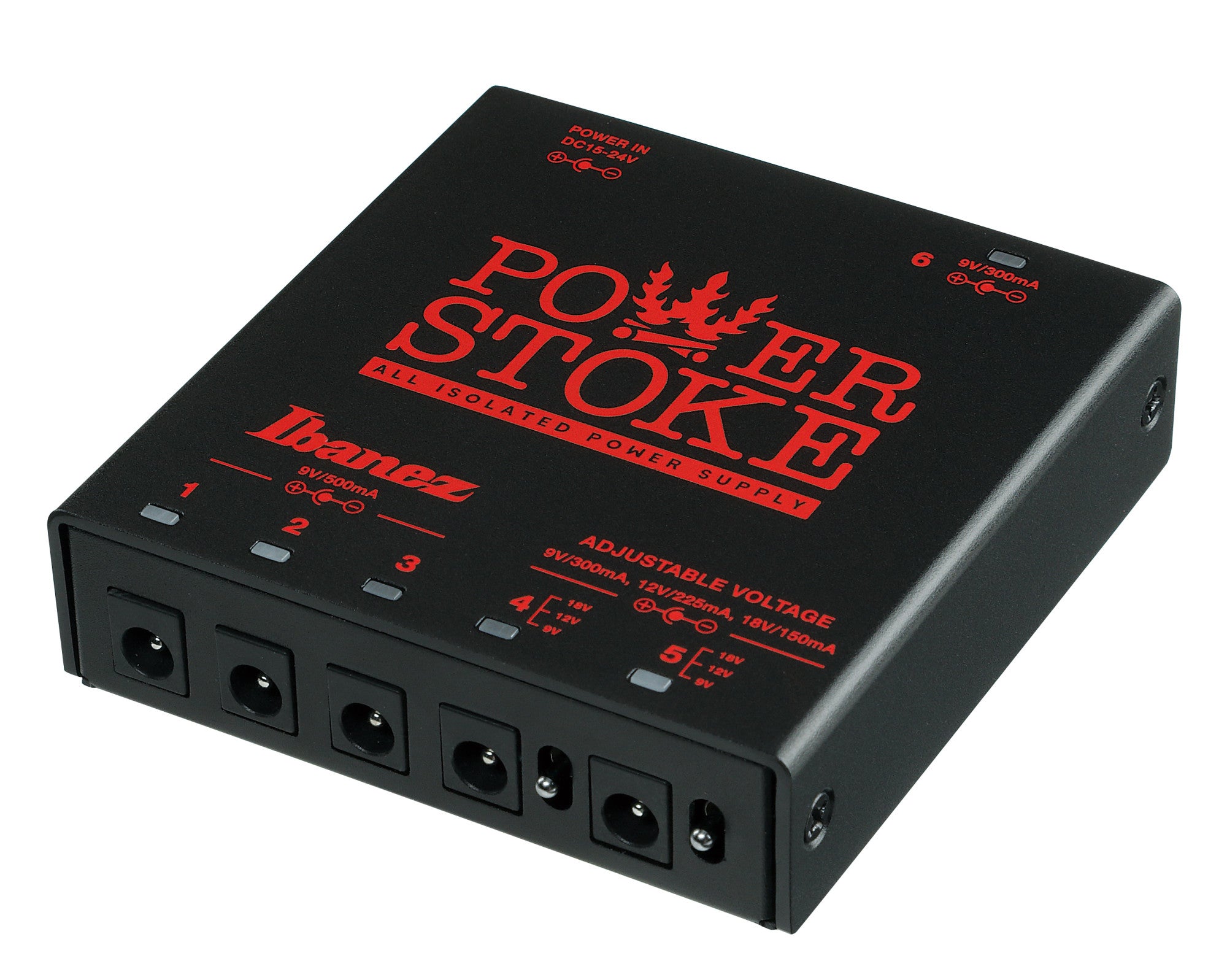 IBANEZ Guitar Pedal Power Supply - 6 isolierte Ausgänge für Gitarrenpedale