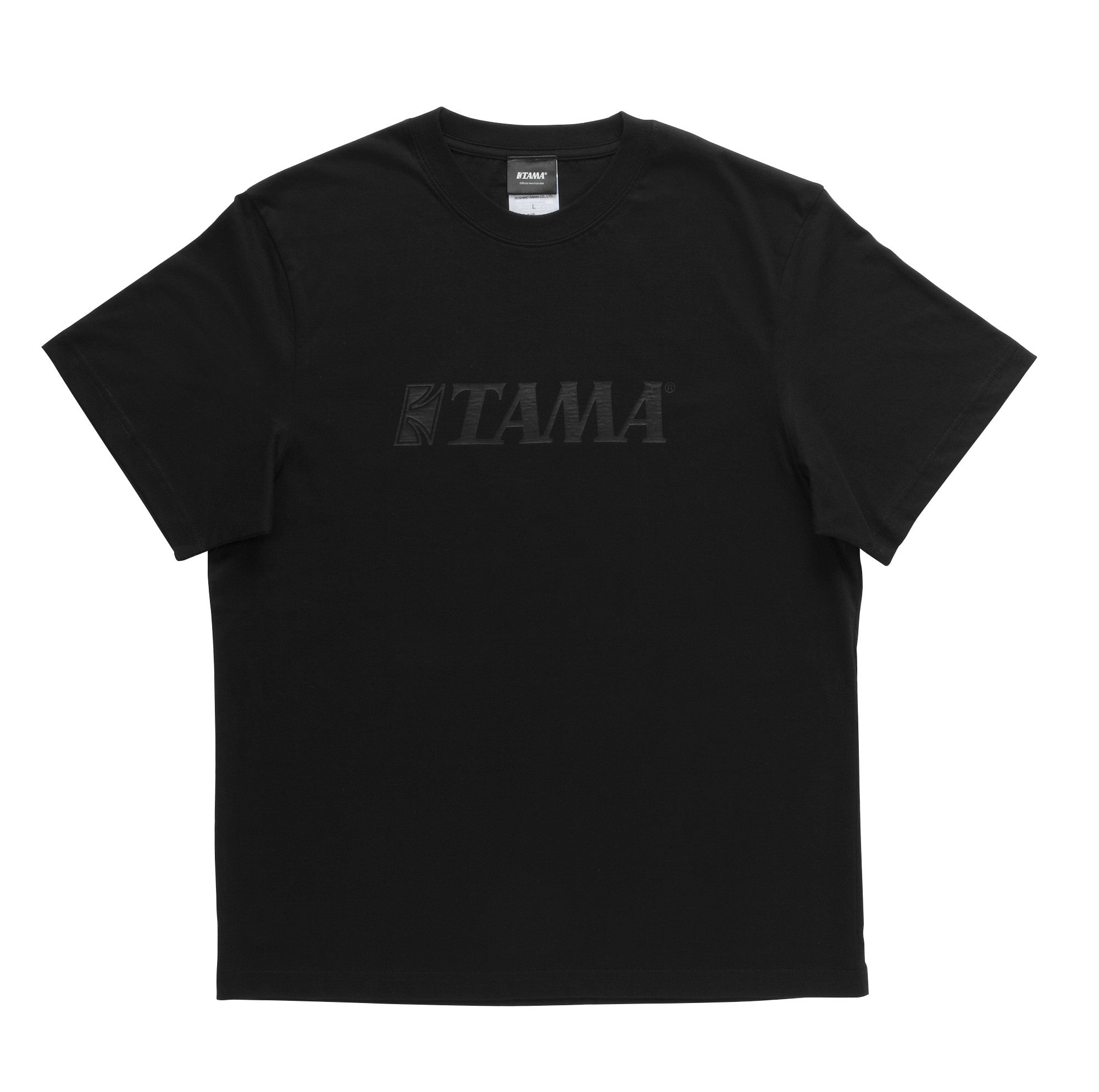 TAMA T-Shirt Black mit Black Logo Size XXL