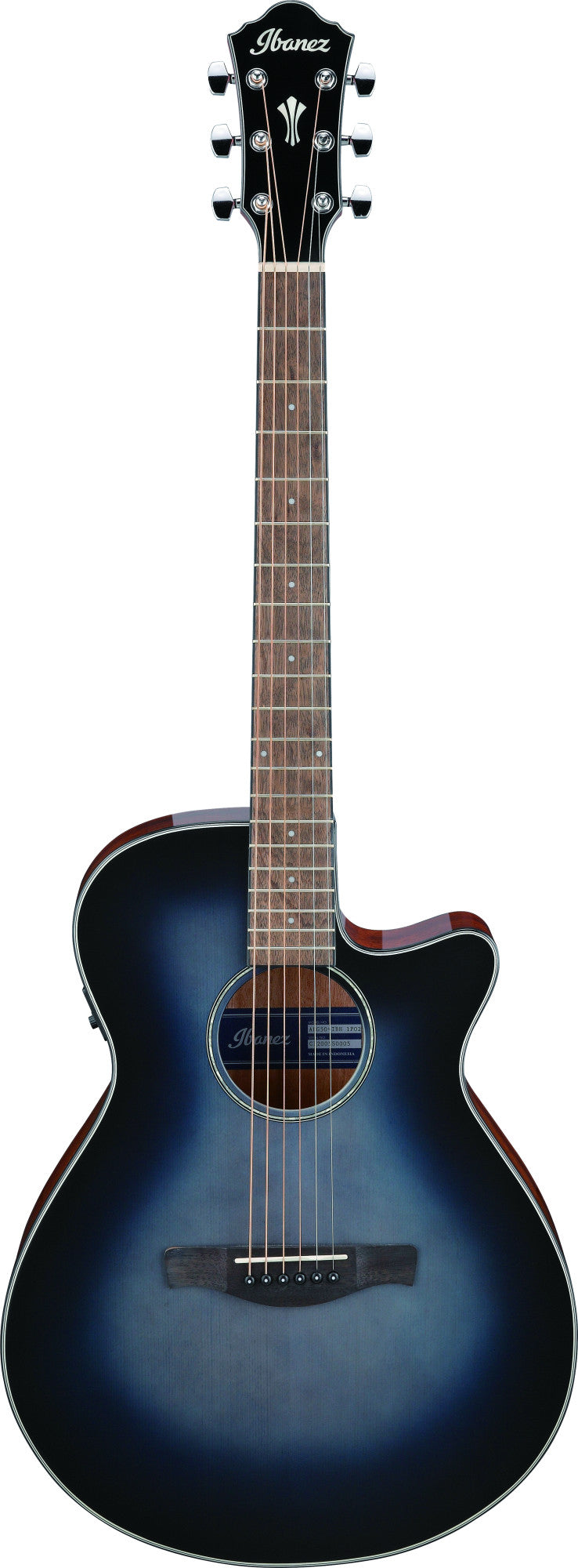 IBANEZ AEG Akustikgitarre 6-String - Indigo Blue Burst High Gloss